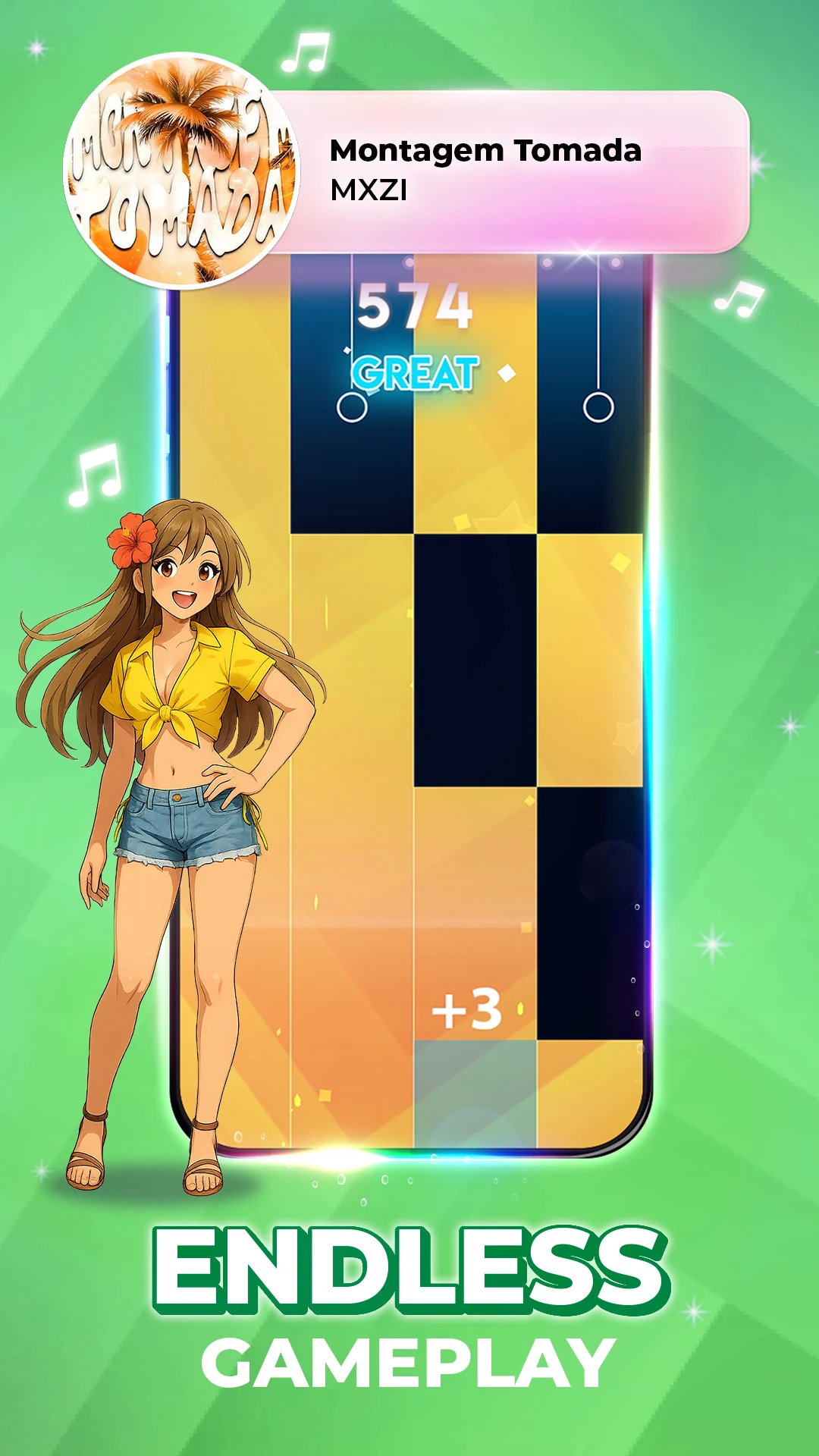 Magic Tiles 3 gameplay screenshot