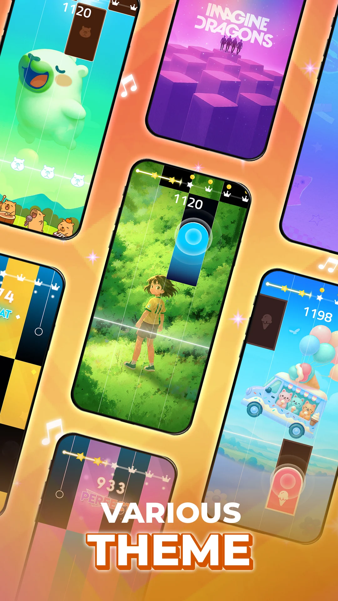 Magic Tiles 3 level and song selection screenshot